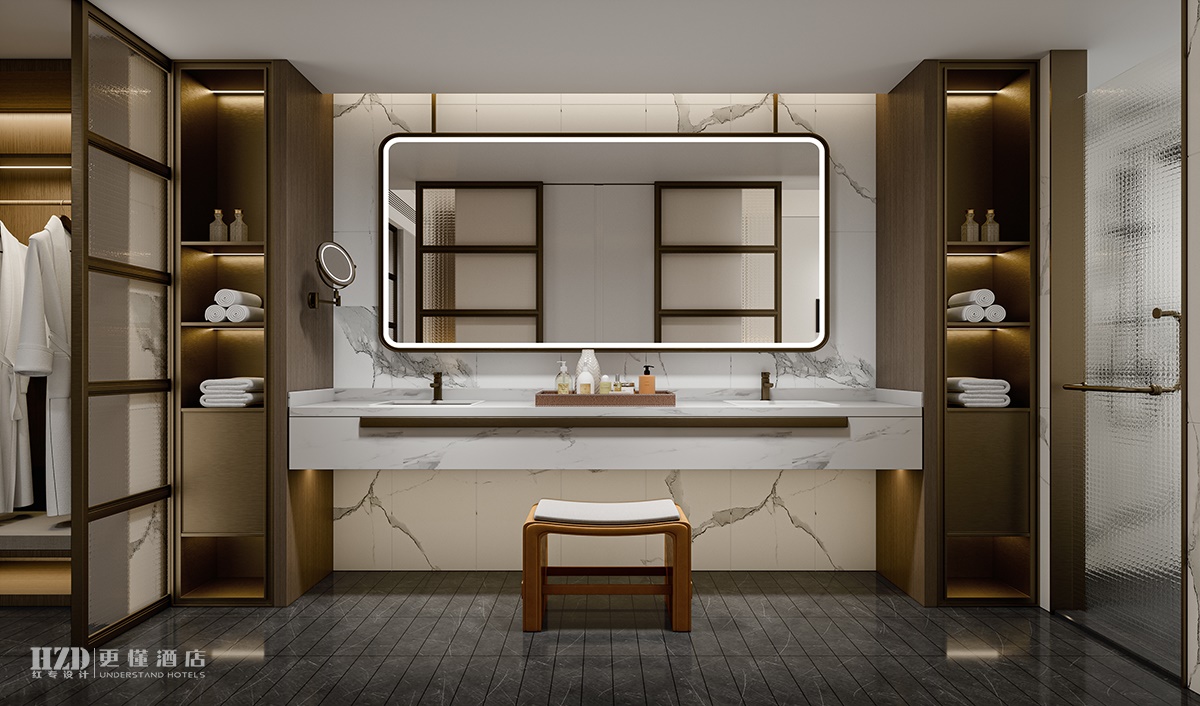 连锁酒店设计公司卫生间设计的关键要素